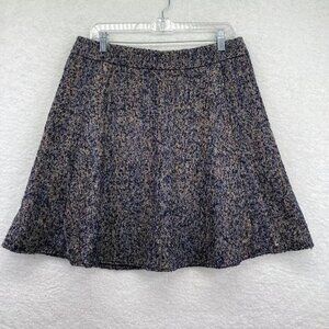 NWT Ann Taylor Circle Skirt Wool Blend Tweed Lined
